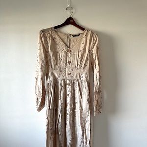 Shein long sleeve floral dress